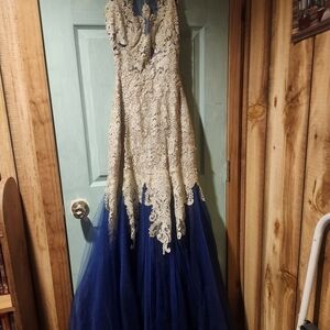 Elegant Lace and Tulle Gown